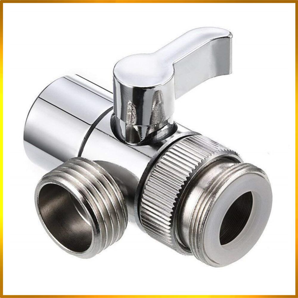 3 Way Switch Faucet Adapter Leak-Proof Faucets Water Separator Easy-to-Install Faucet Splitter Valve for Shower/Sink/Washbasin