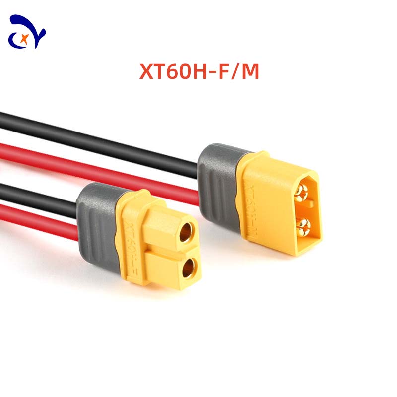 ปลั๊กคอนเนคเตอร์ตัวผู้ตัวเมีย1ชิ้น/5ชิ้น XT60H amass พร้อมสายซิลิโคน12/14/16 AWG สำหรับโดรน RC LiPo แบตเตอรี่ FPV