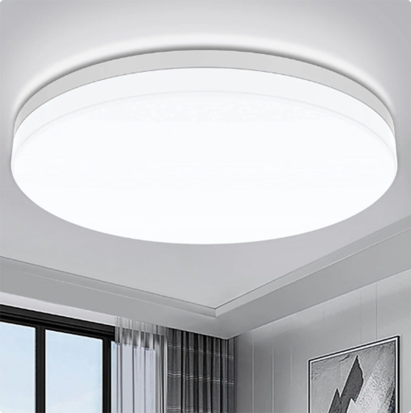 Lámpara de techo LED redonda ultrafina, luces LED brillantes para dormitorio, accesorio de iluminación de techo para habitación, decoración moderna para el hogar