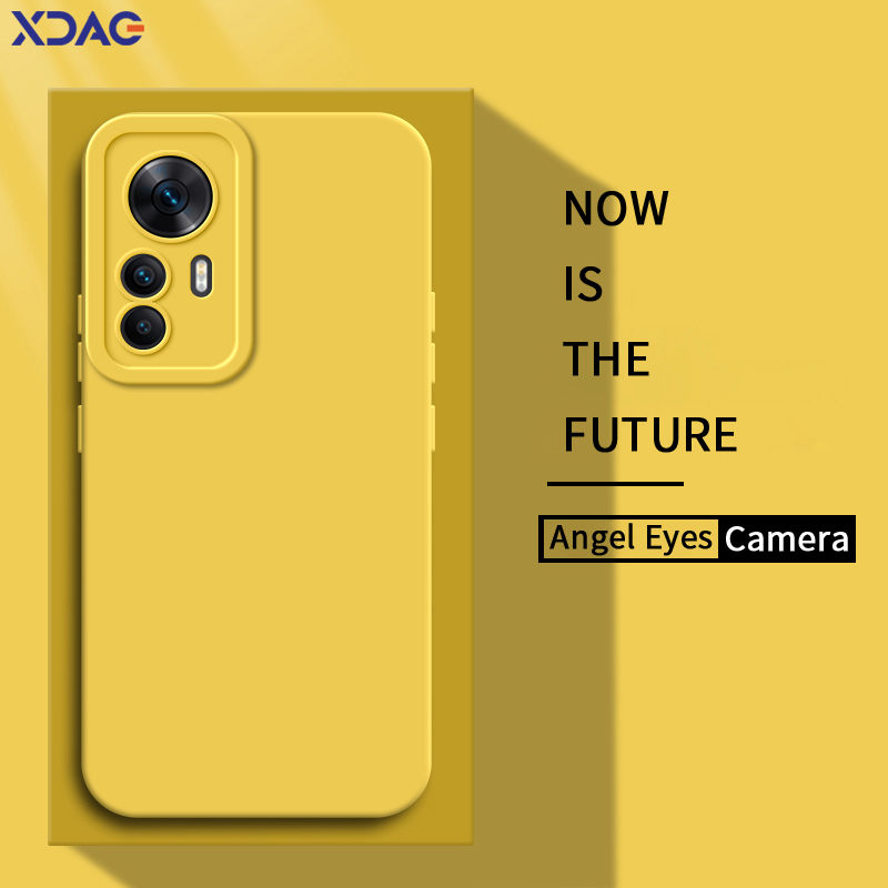 Casing ponsel silikon cair, sarung HP pelindung tahan guncangan Ultra lembut untuk Xiaomi Mi 12T Pro Redmi K50 Xiaomi12T 12TPro 5G