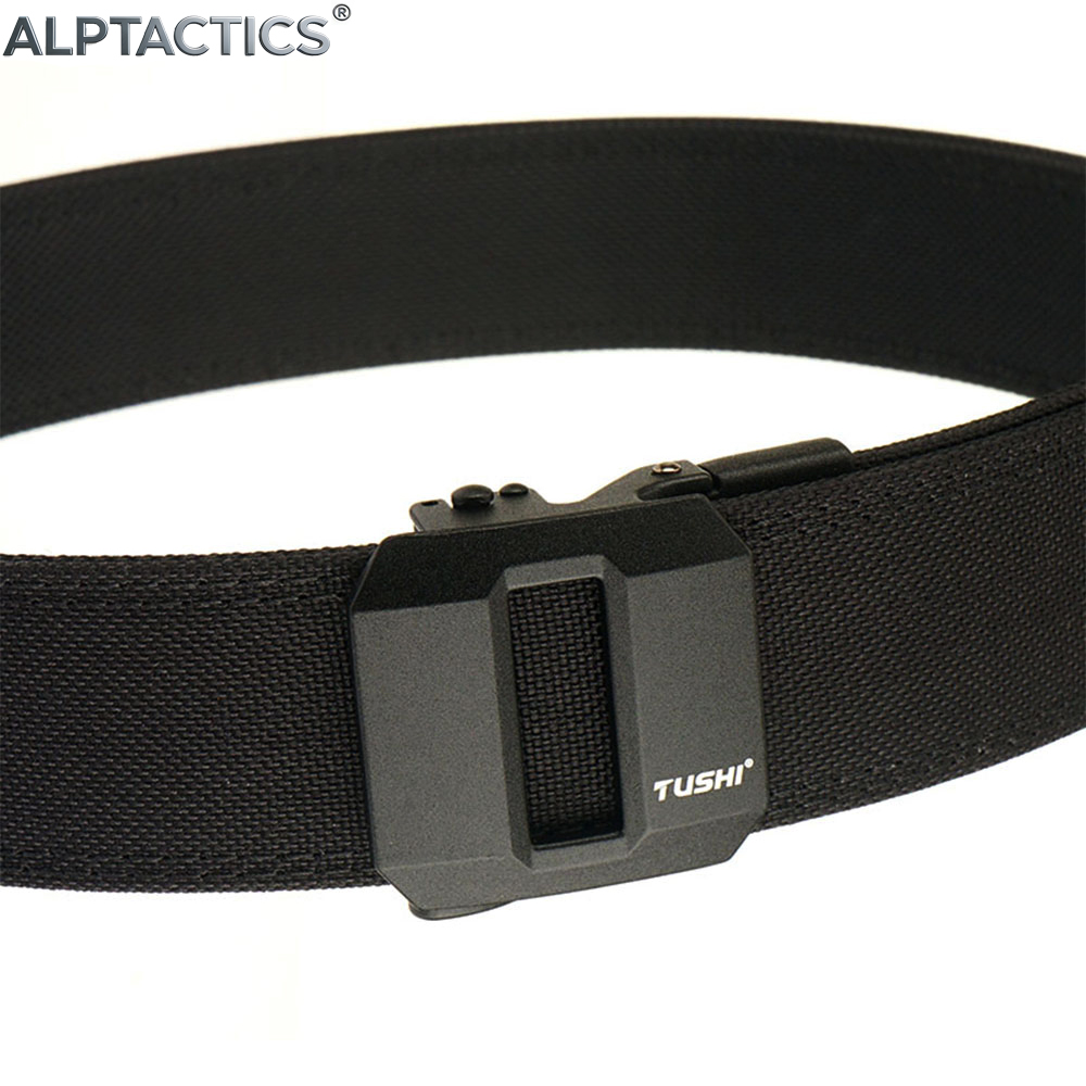 ALPTACTICS Harter taktischer Gürtel für Männer, Metall-Automatikschnalle, IPSC-Gürtel, 1100D-Nylon, Militärgürtel, Outdoor-Sportgürtel, männlich