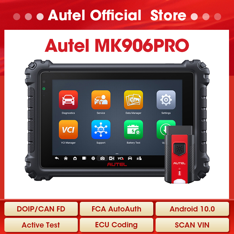 Autel Mk906pro Auto Diagnostisch Hulpmiddel Bidirectionele Scanner Kan Dd Doip Ondersteuning Bijgewerkte Mk906bt Ms906bt Ecu Codering