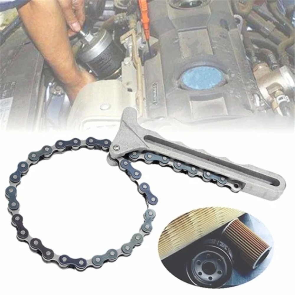 คุณภาพสูงปรับรถเครื่องยนต์กรองน้ํามัน CHAIN Grip ประแจ Spanner Remover เครื่องมือ Plier รถซ่อมเครื่องมือ