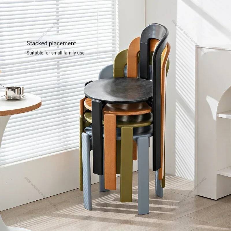 Sillas de comedor nórdicas con acento de cocina, sillas de comedor modernas de mediados de siglo para sala de estar, muebles coloridos de lujo para el hogar