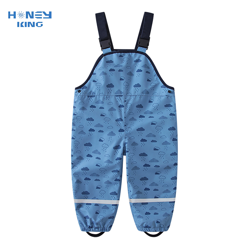 HONEYKING, pantalones impermeables para la lluvia para niños, monos para bebés, monos para niños y niñas, pantalones, monos de moda para niños