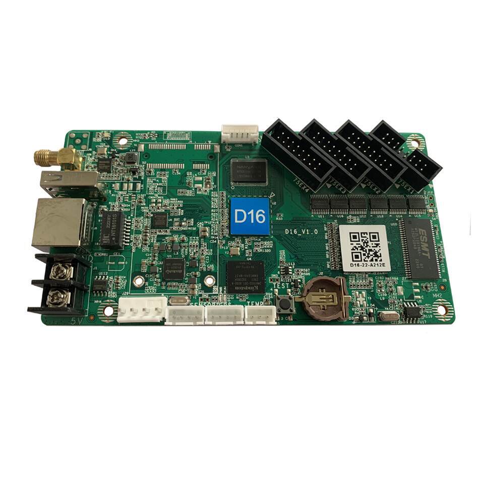 Tarjeta de Control Asíncrona Wifi Rj45 Usb HD-D15 D16 para Pantalla Led de Matriz de Puntos a Todo Color P1.25 P1.875 P3 P4 P5 P6 P10 Rgb