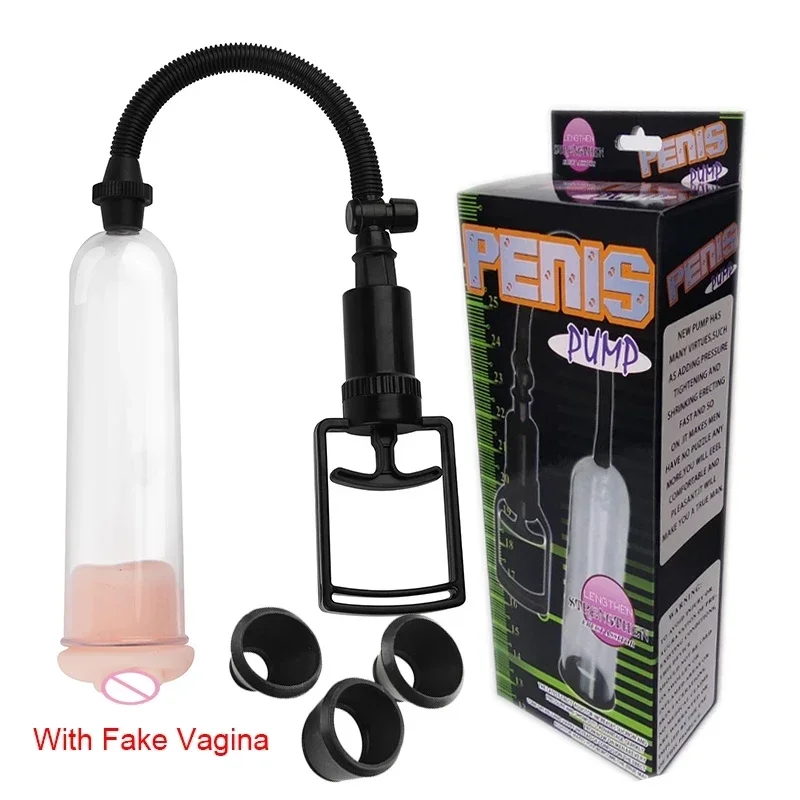 Bomba peniana brinquedo sexual para homens masturbador masculino extensor de pênis bomba de vácuo intensificador de ampliação de pênis treinador de pau massageador cockring