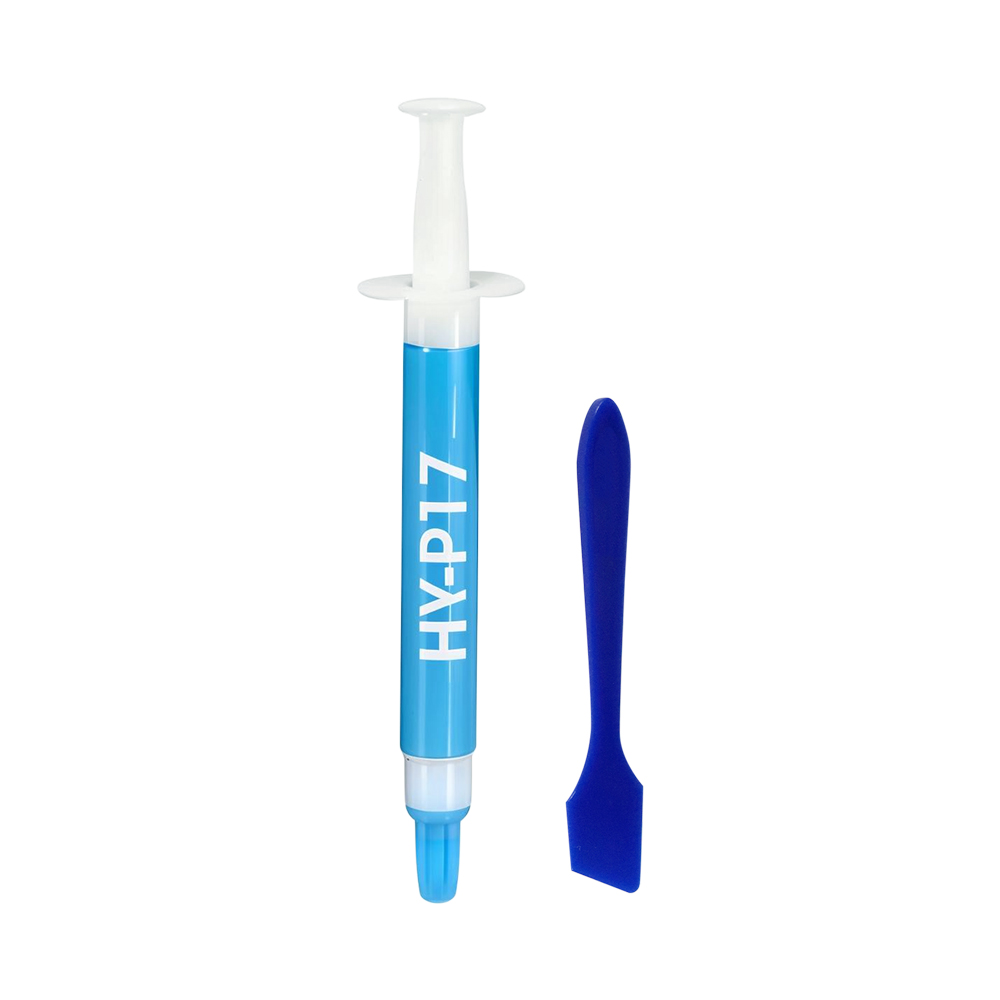 HY-P17 grasa térmica extrema gris 17,3 w 2g pasta de grasa de silicona conductora térmica enfriador ventilador de refrigeración yeso