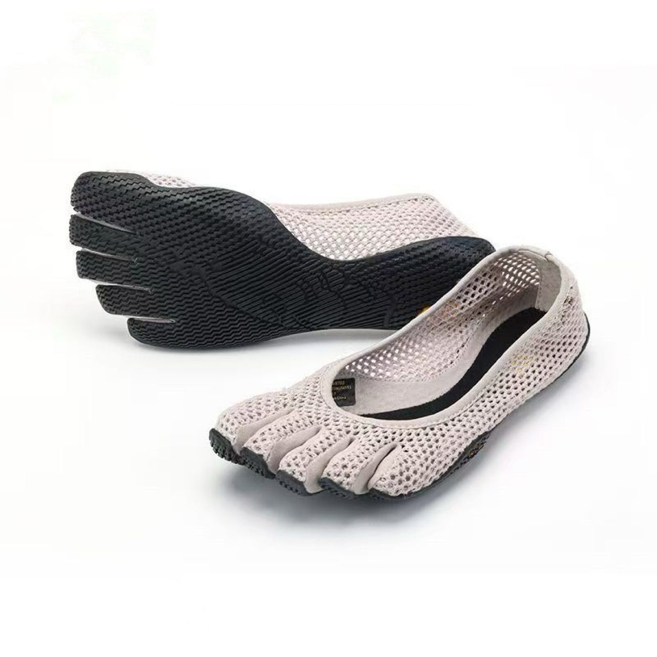 Chaussures Vibram FiveFingers VI-B pour femmes, chaussures à cinq doigts, design respirant en mesh, amortissantes, pour yoga, danse, marche quotidienne, baskets plates