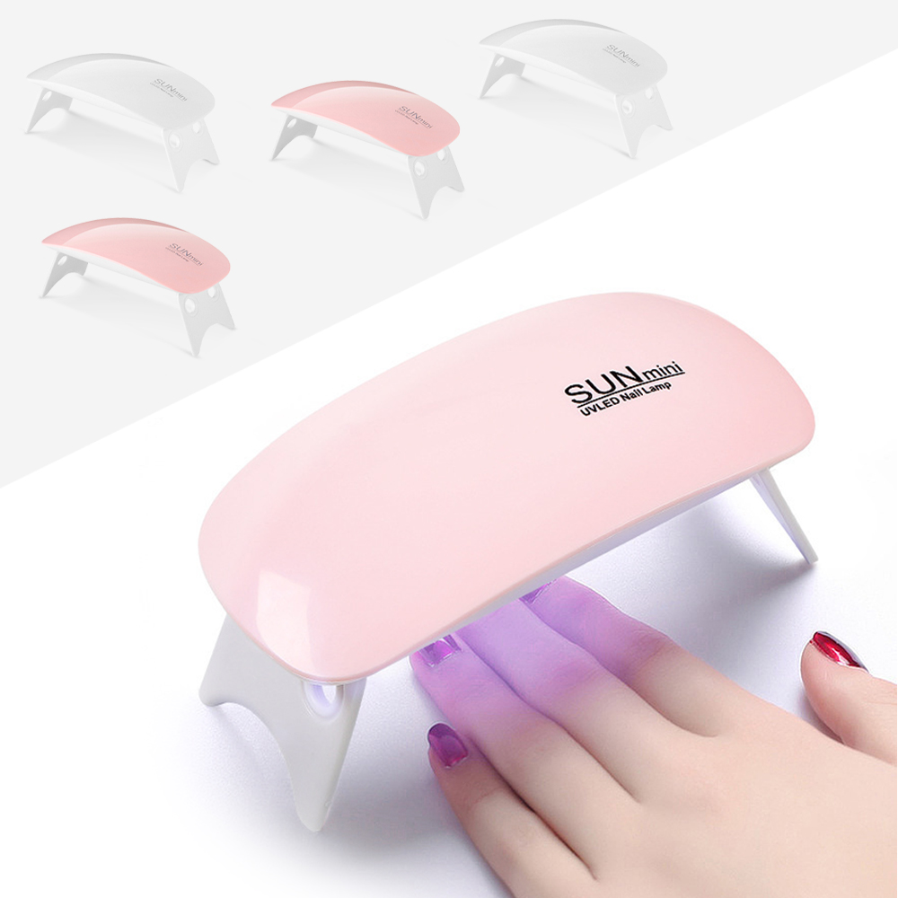 LINMANDA LED ネイルランプ ジェル用 ミニ UV ライト 爪用 ポータブル LED ネイルランプ ネイルドライヤー ジェルランプ 女性と女の子用 マニキュア
