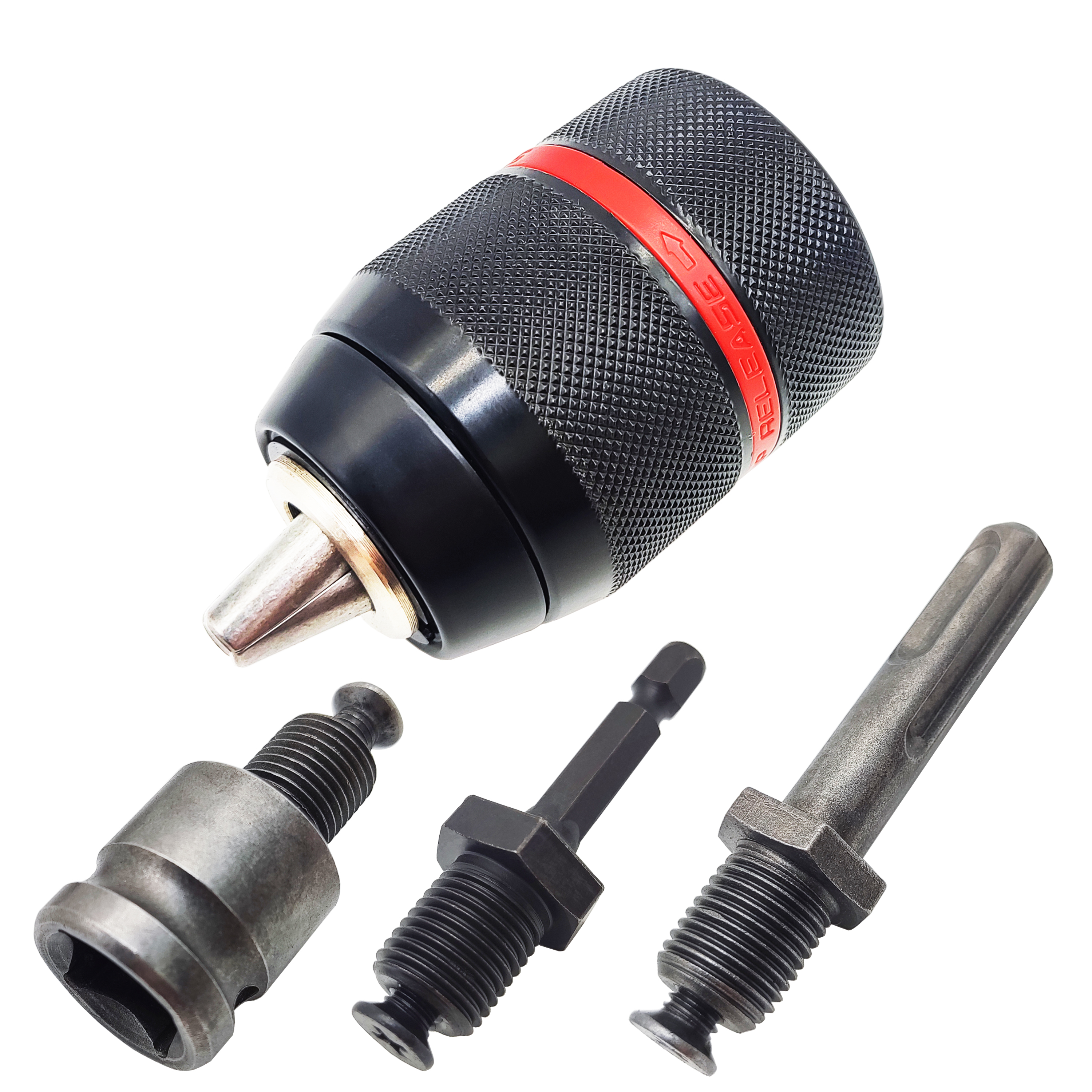 Metal resistente 1 / 2-20UNF 13mm portabrocas sin llave vástago hexagonal / SDS / enchufe cuadrado hembra adaptador Hardware herramienta profesional