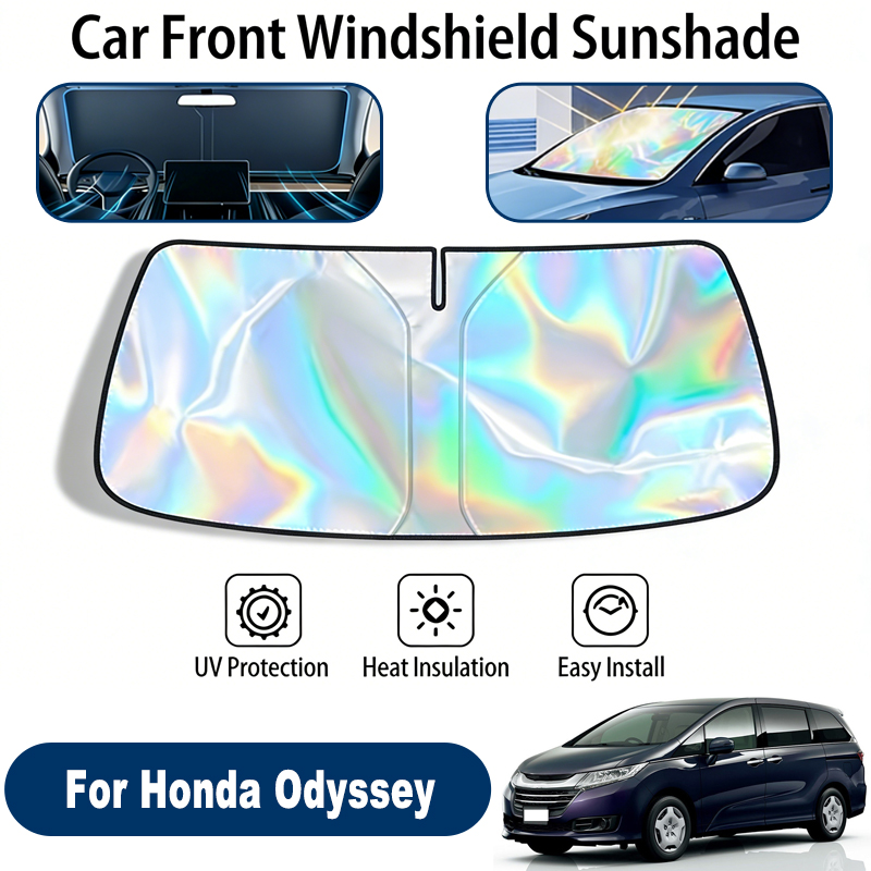 Pelindung Matahari Kaca Depan untuk Honda Odyssey, Aksesori Penutup Pelindung Sinar UV Lipat untuk Jendela Depan
