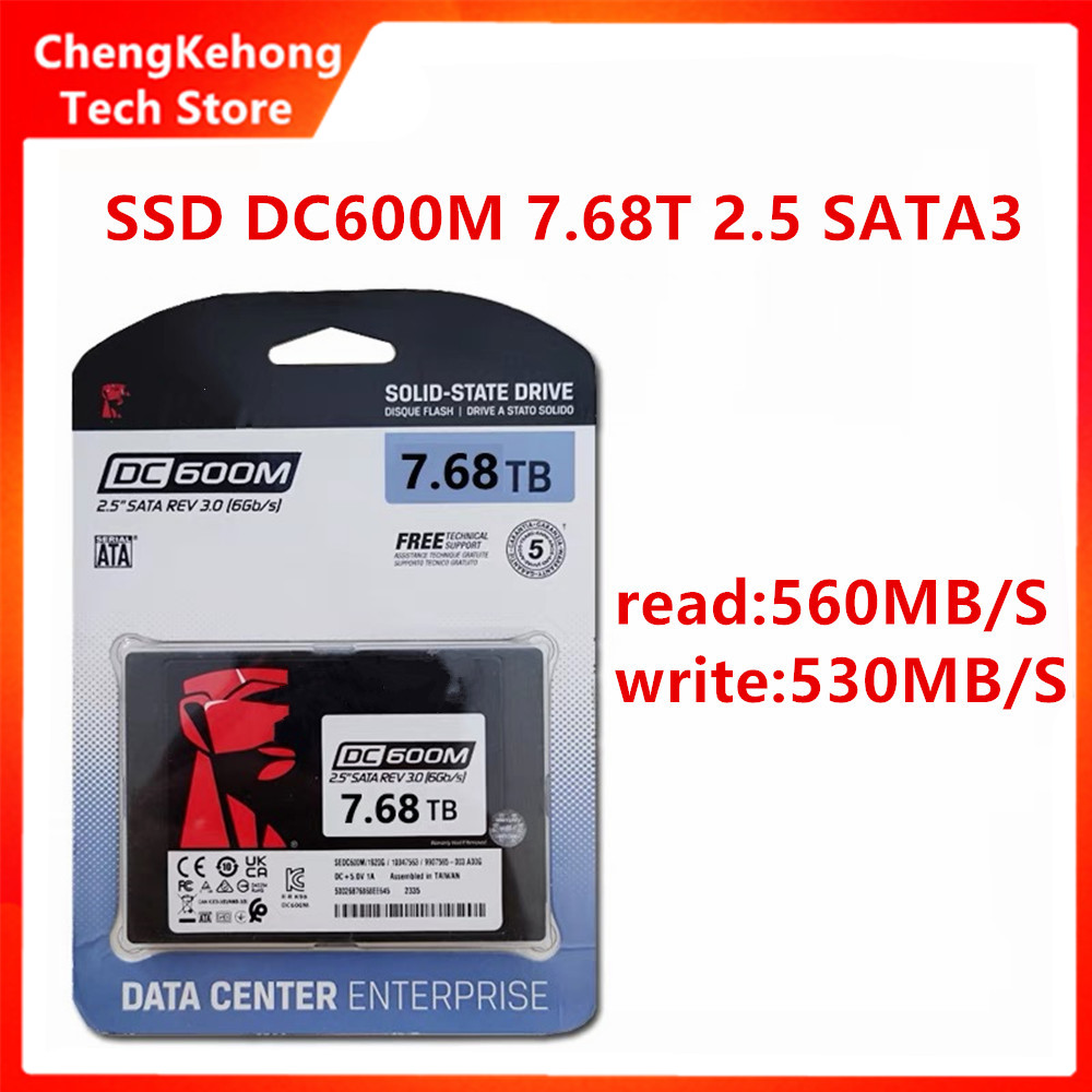 Novo para kingston dc600m dc500r 1.92t 3.84t 7.68t 2.5 polegadas sata3 empresa ssd servidor unidade de estado sólido original