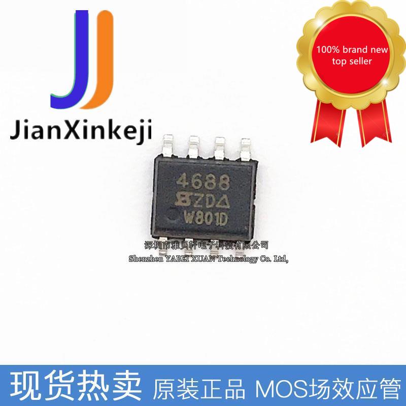 Tubo de efecto de campo MOSFET de SI4688DY-T1-GE3 original, Canal N, 30V, 8.9A, SMD 100%, nuevo, 30 Uds., 4688, en stock