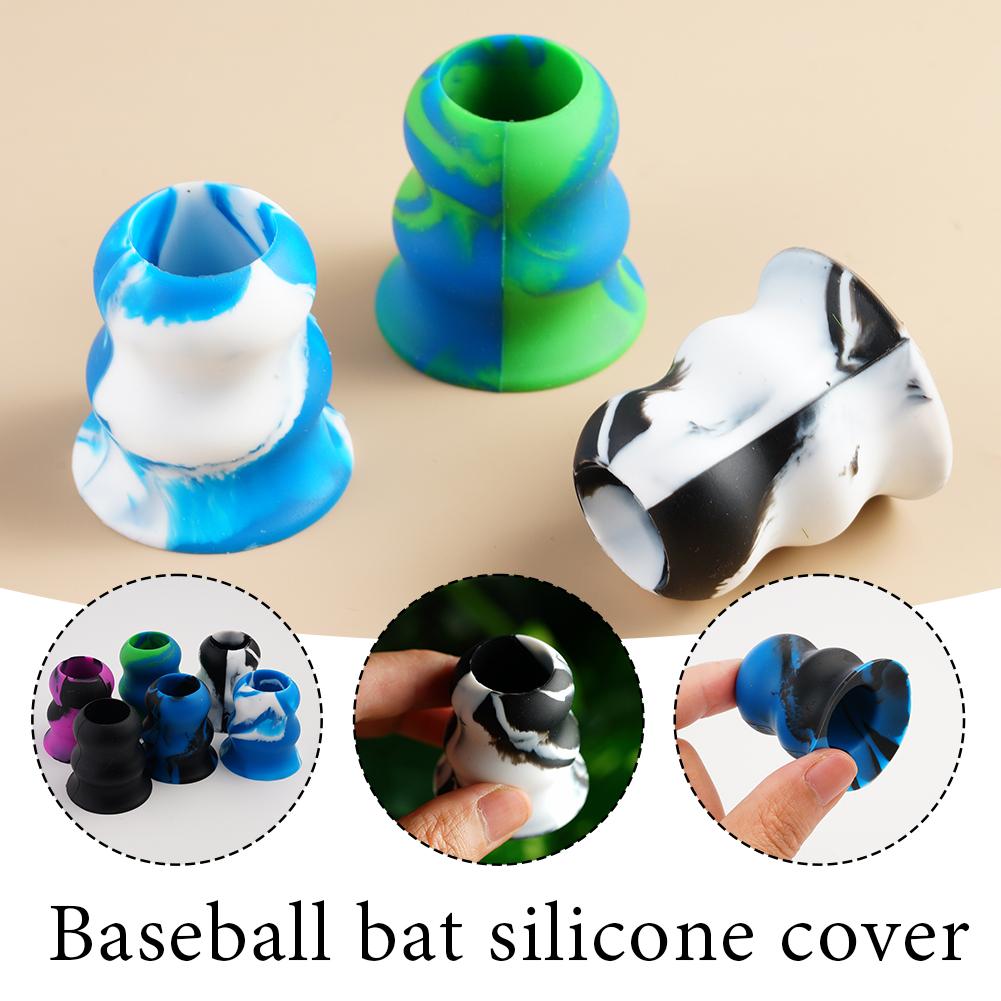 Bastão de beisebol e softball, manga protetora de silicone antiderrapante, base de suor ao ar livre, acessórios respiráveis, absorvente esportivo, S2S1