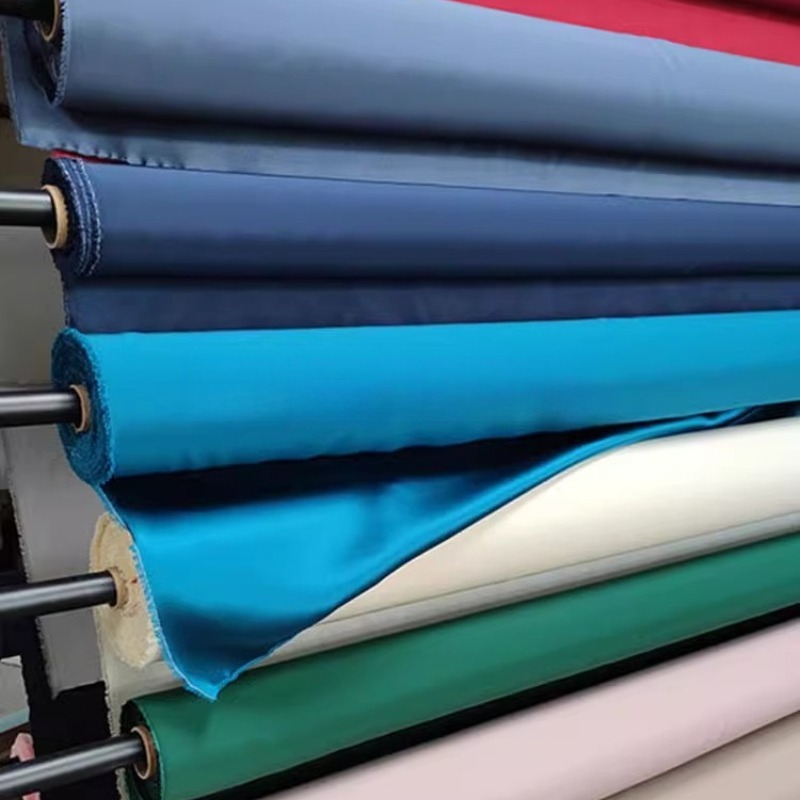 16 Momme Silk Crepe Satin Fabric 100% Mulberry Silk Per Meter High-Quality Silky Fabric for Clothing Pajamas Dresses Sewing