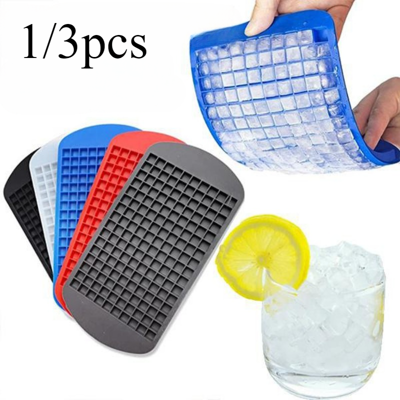 1/3pcs ซิลิโคนเกรดอาหารบาร์ ICE CUBE ถาดมินิก้อนน้ําแข็งขนาดเล็กแม่พิมพ์สแควร์ ICE Maker แม่พิมพ์ซิลิโคน