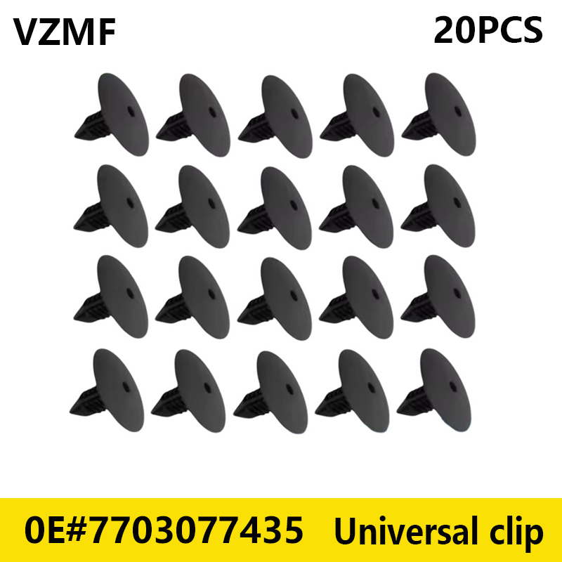 20PCS OE7703077435 Multi-vehicle General Purpose Car Ceiling Buckle Cover Trunk Fixed Barb Buckle Nylon Rivet Clips A75