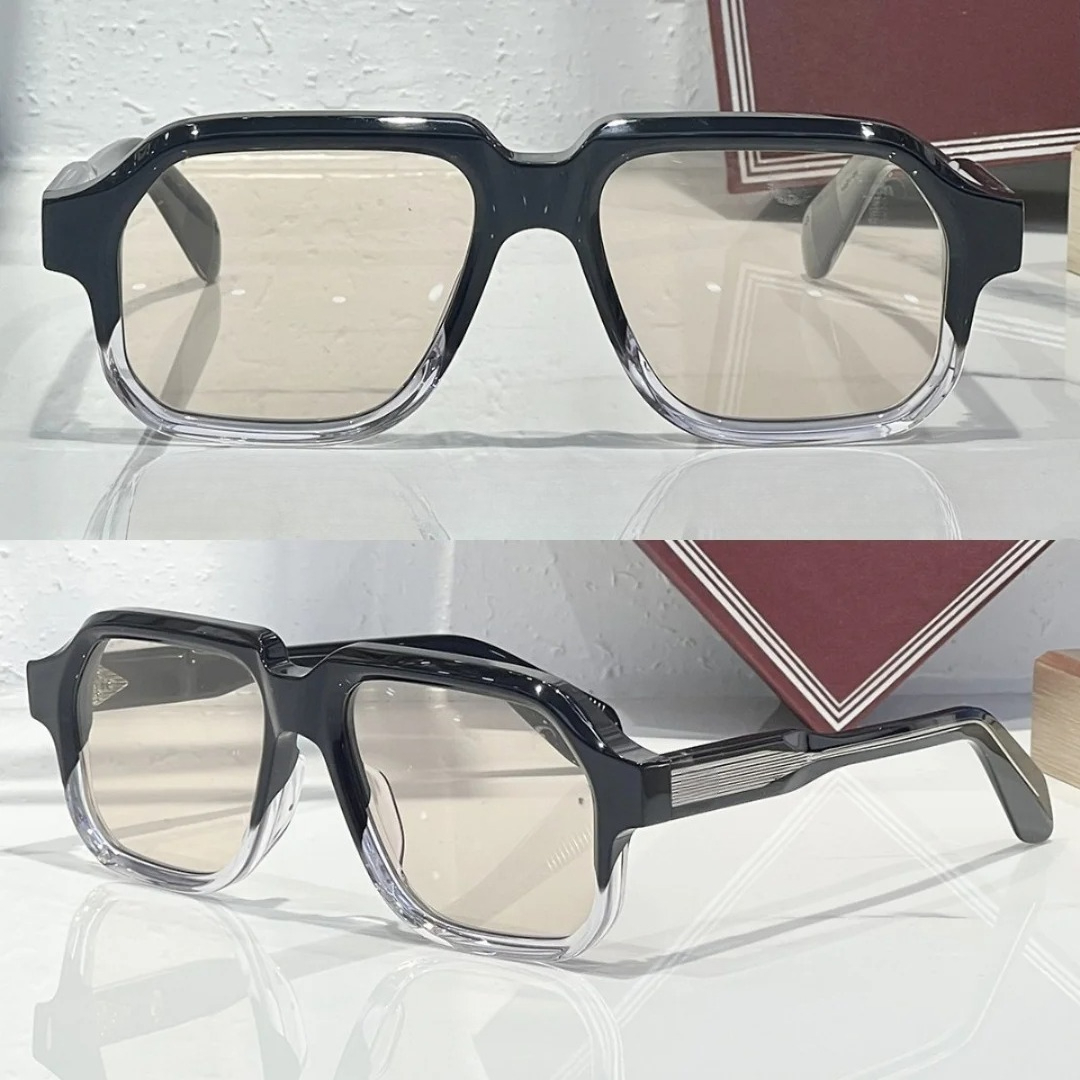 Okulary przeciwsłoneczne 2025 Ins CHALLENGER Oversized Square Unisex Ręcznie Robione z Polaryzacją UV400 Designerskie Okulary Korekcyjne
