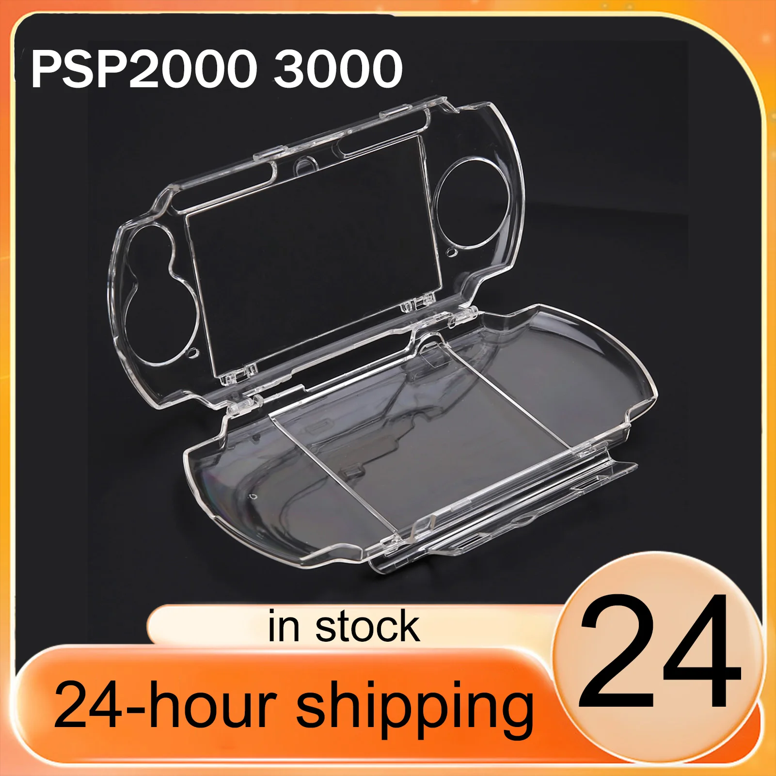 Crystal Hard Beschermhoes voor PSP 2000/3000 Vervanging Transparante Shell Cover Voor PSP 2000/3000 Handheld Game Console