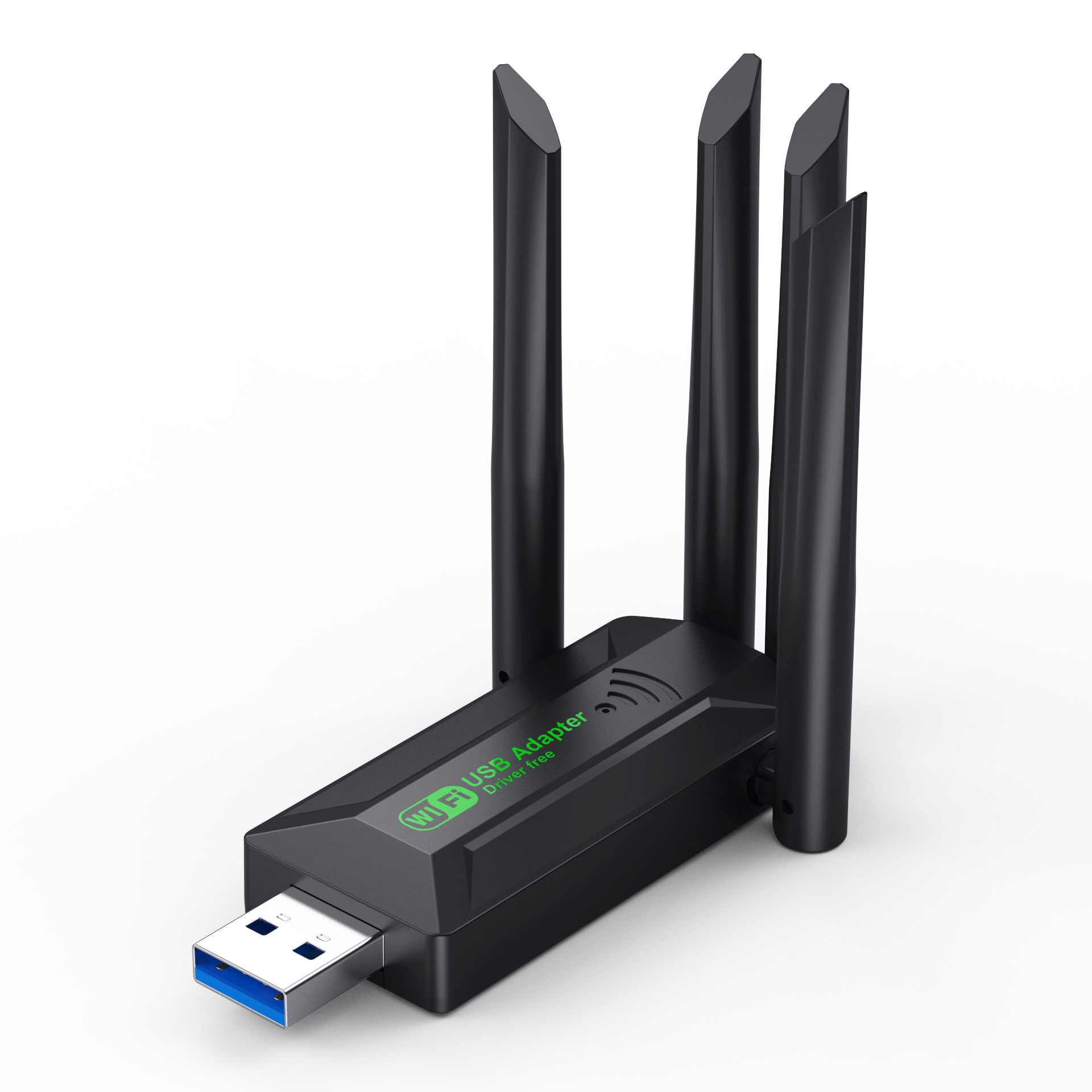 오리지널 USB 3.0 WiFi 6 어댑터 802.11AX 4안테나 1200Mbps 듀얼 밴드 2.4G 5G 윈도우 10/11용