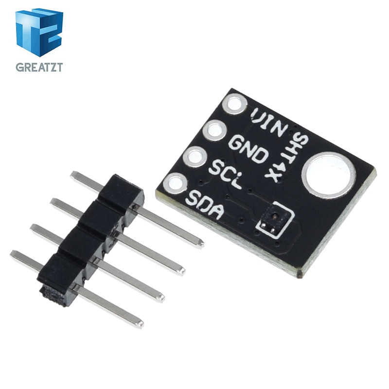 Датчик температуры и влажности GREATZT SHT40 SHT41 с интерфейсом IIC, модуль-коннектор для Arduino, для DIY-проектов