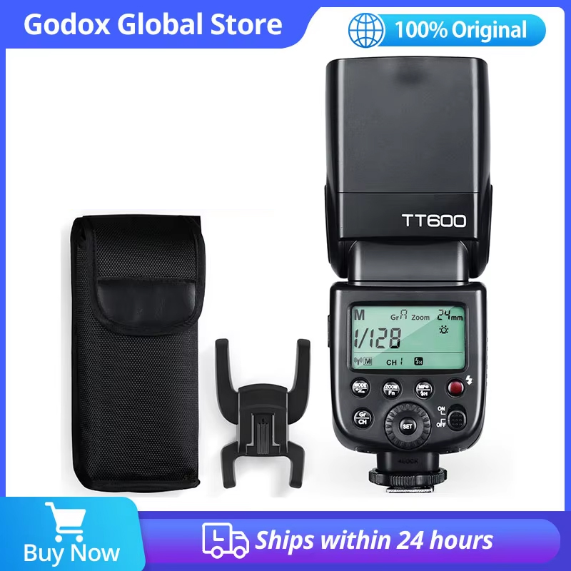 Godox TT600 2,4 G Wireless GN60 Master/Slave Kamerablitz Speedlite für Canon Nikon Sony Pentax Olympus Fuji Lumix