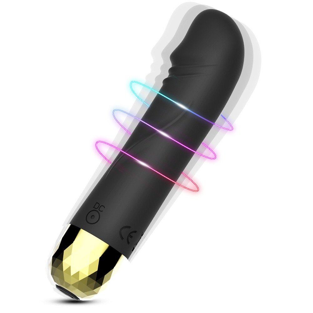 Cocoa Bullet Vibrator für Frauen aus Silikon mit 12 Vibrationsfrequenzen, Aufladbar, Klitoris-Stimulation, Erwachsenenprodukt