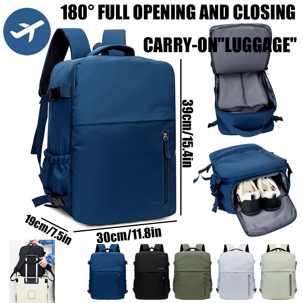 Mochila de viaje de 40X30X20 cm, compatible con las mochilas económicas de Ryanair, Easyjet y Wizardair (productos seleccionados)