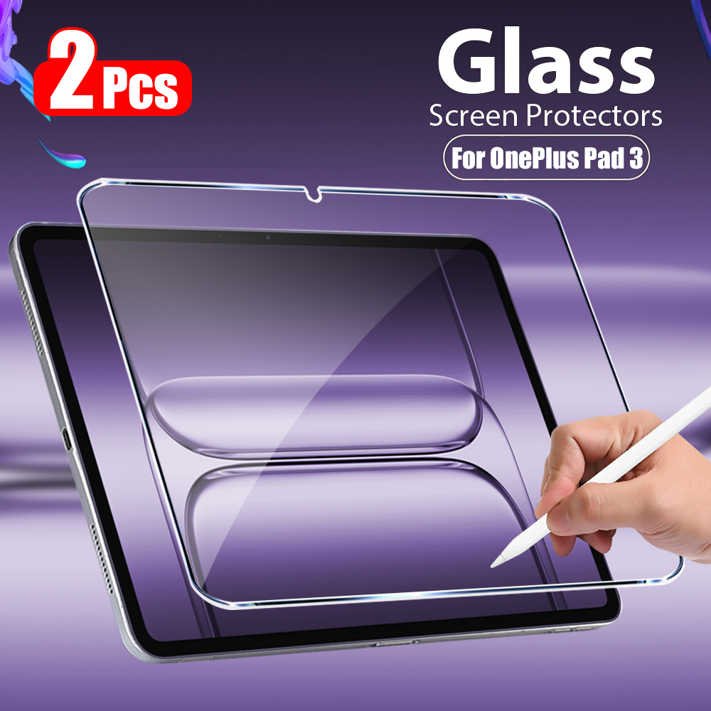 2 buah pelindung layar kaca Tempered untuk film OnePlus Pad 3 13.2 9H
