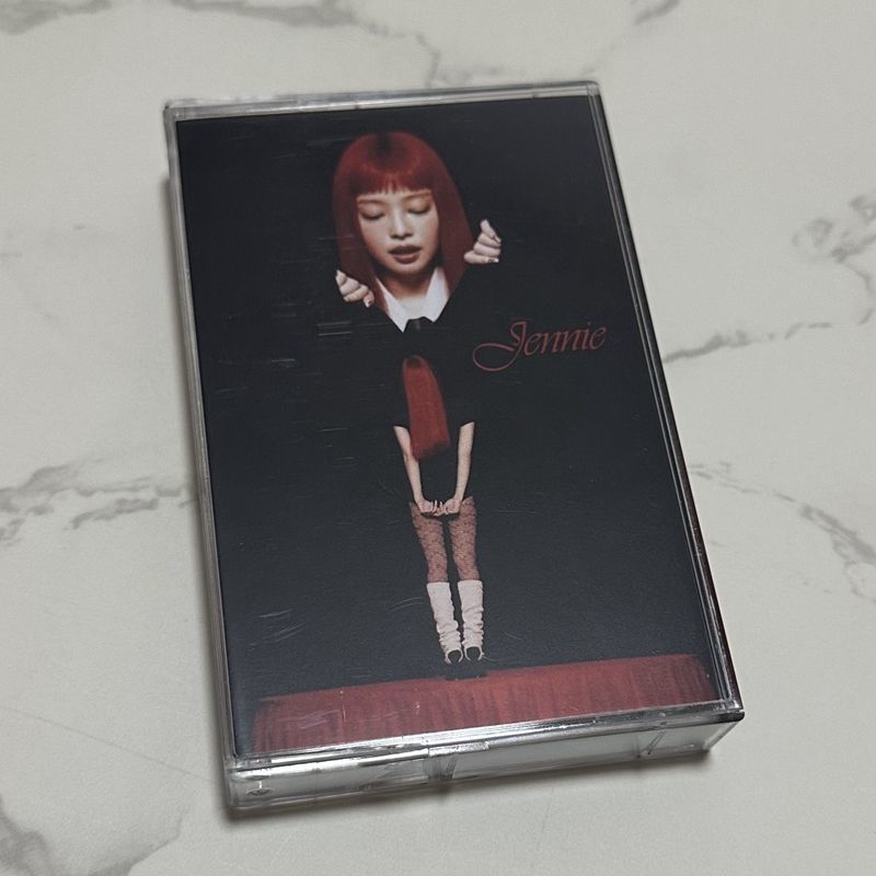 JENNIE Kim Jennie Solo Album Ruby Korean Music Cassette Brand New Unopened With Lyrics Booklet Collectors K Pop