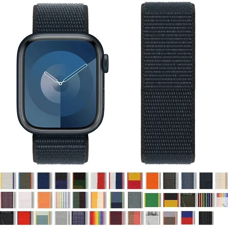 Laço de náilon para apple watch band ultra-2 49mm 44mm 40mm 45mm 41mm esporte orgulho pulseira iwatch série 9 8 se 7 6 5 4 3