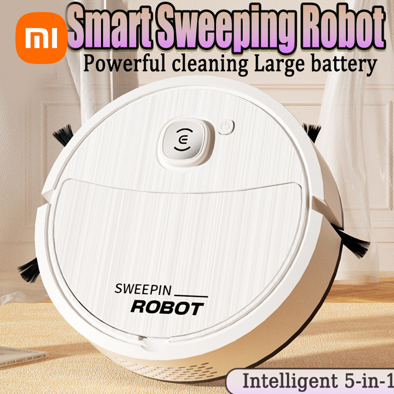 Xiaomi-Robot de barrido inteligente 5 en 1, multifunción, fuerte succión, limpieza, limpiador eléctrico inalámbrico, recargable por USB, nuevo