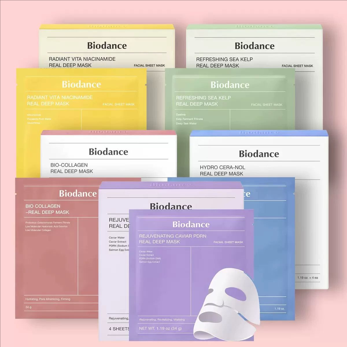 Mascarilla de Gel Hidratante con Bio-Colágeno y Retinol, Reafirmante, Mejora la Elasticidad de la Piel, Reduce los Poros, Repara la Barrera Cutánea, Facial, Luminosa