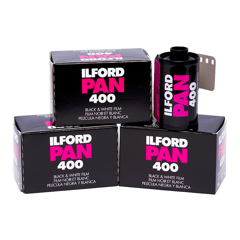 1-10 rollos de alta calidad para ILFORD Pan 400 película blanca y negra 135 35mm B & W película negativa 36 exposición para cámara de película KoDak