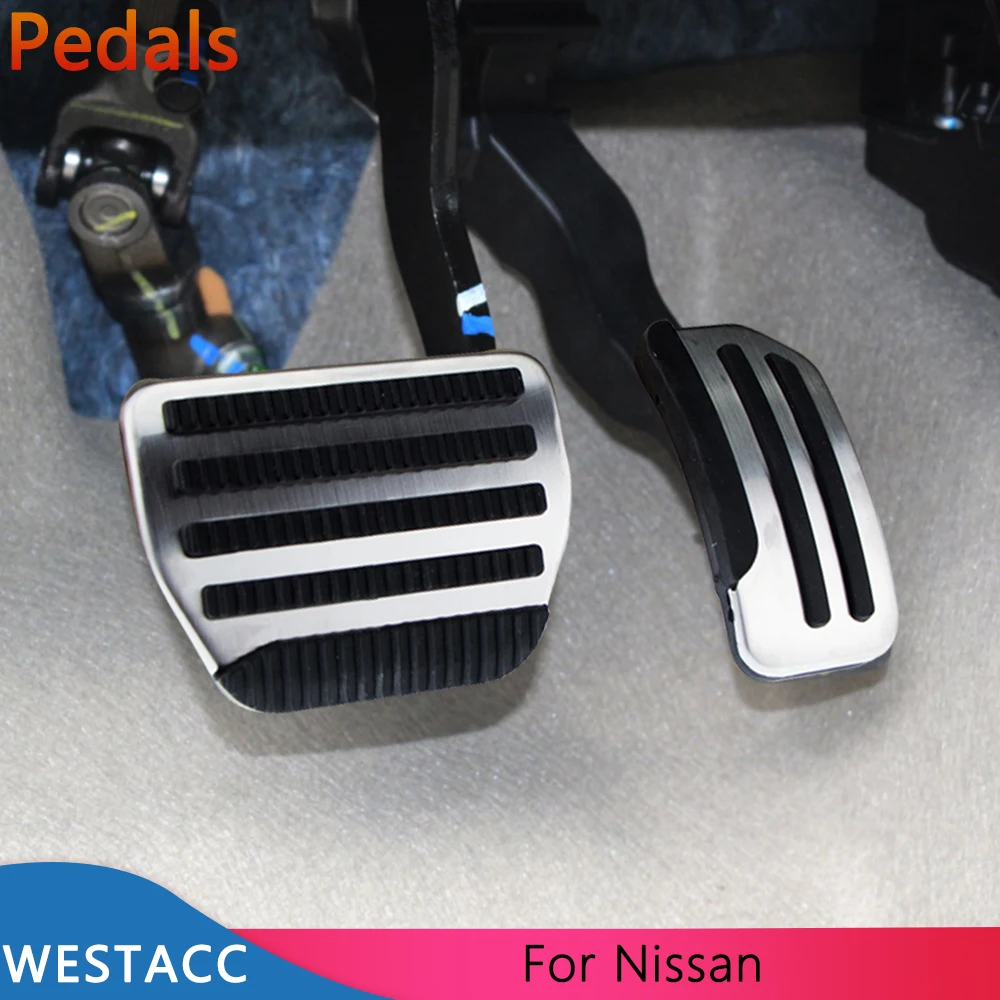 Pedais de carro para Nissan Sunny Versa Versa Note 2014-2017 Pulsar 2014-2015 Maxima VII Sylphy 2014 Livina 2011-2015 Acessórios