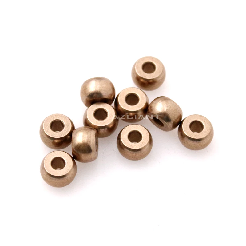 10 Stuks Sferische Olie Lager Binnendiameter 4X11X7Mm Voor Diy Elektrische Ventilator Motor Bus