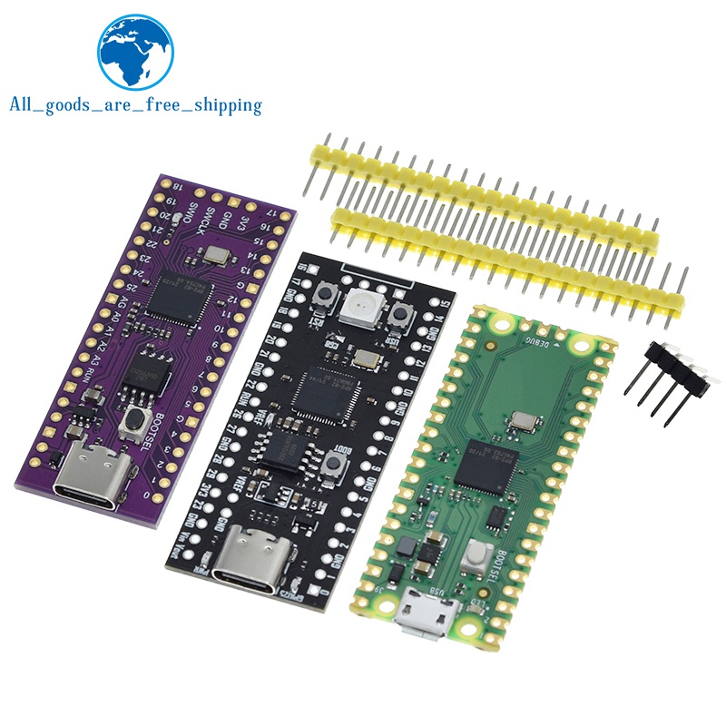 Плата Raspberry Pi Pico RP2040 TYPE-C/MICRO, двухъядерная, 264 КБ, ARM, маломощная, высокопроизводительная макетная плата