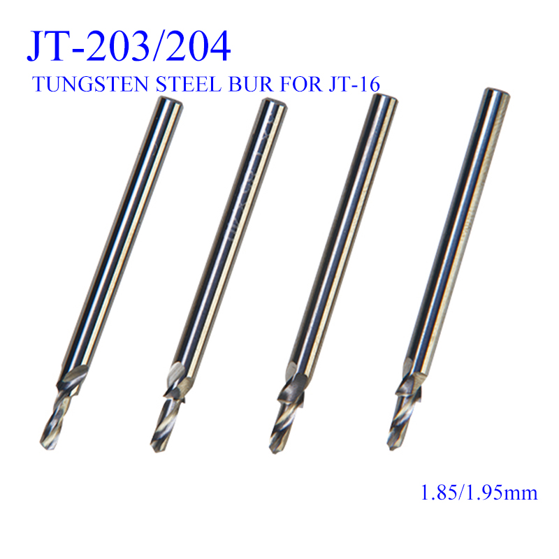 10 Uds. Macetero de Pin Dental aguja fresa de acero de tungsteno para accesorios de unidad de perforación JT-16/20
