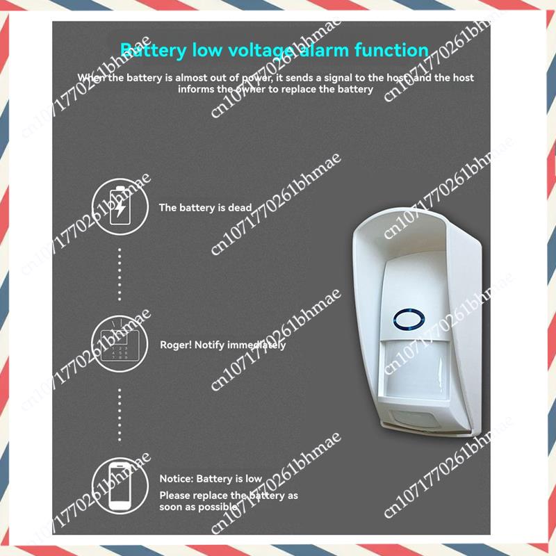 -A21Z 433Mhz Outdoor Waterproof Wireless Infrared Detector Long Range For Home Security Systems Wifi/GSM Alarms