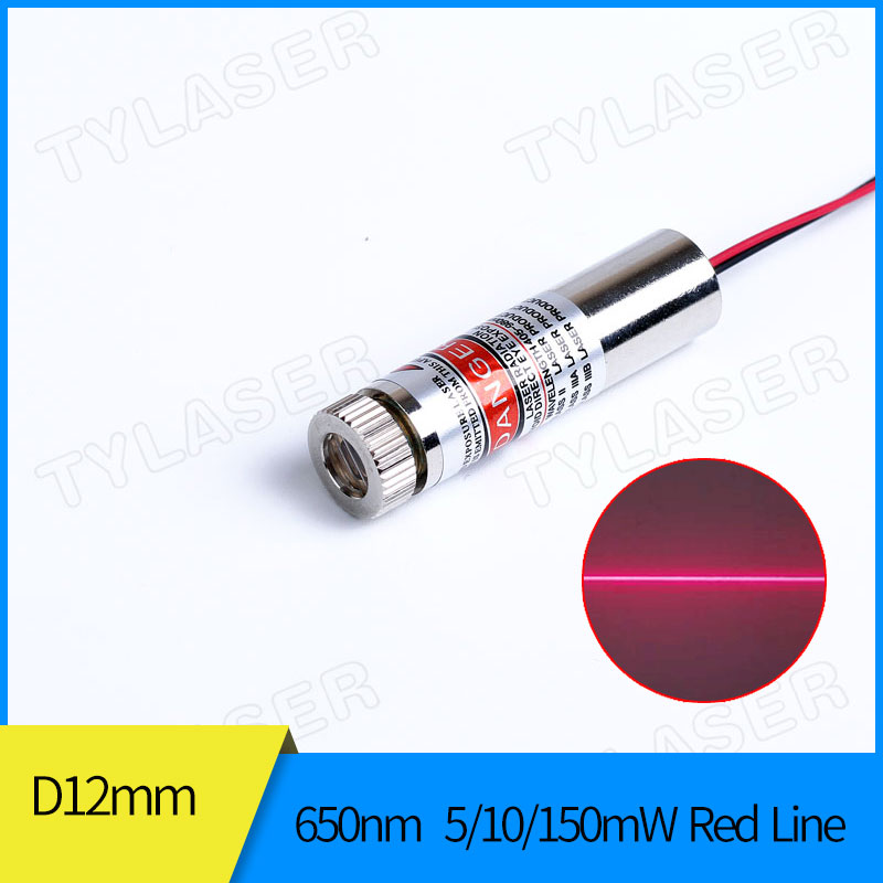 Lokalizator laserowy z możliwością ustawiania ostrości 12 mm 650 nm 5 mW 10 mW 15-130 stopni Moduł diody laserowej klasy przemysłowej IIIA Długotrwała praca