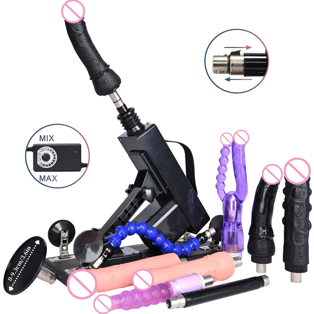 RUWE BEEST Populaire Sex Machines voor Vrouw Masturberen Pompen Sex Gun Verstelbare Snelheid Liefde Machine voor Vrouwen, seksspeeltjes