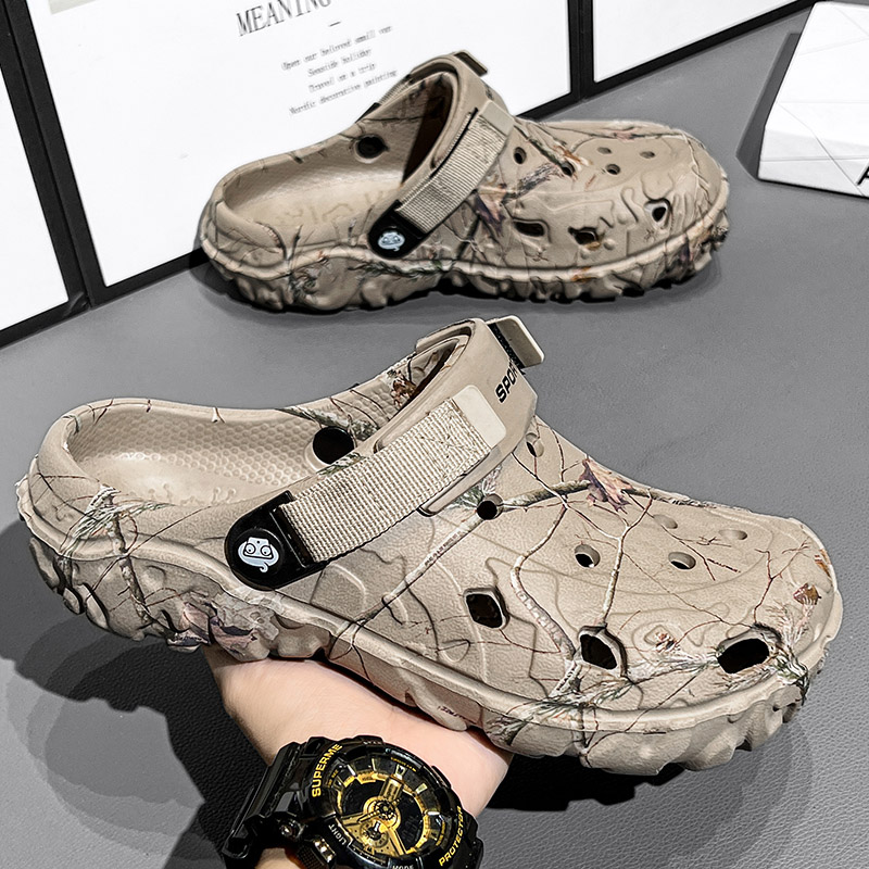 Zapatillas de hombre, sandalias de verano, zapatos de jardín con plataforma EVA, zapatos planos Unisex, toboganes de dormitorio para mujer, playa ligera de alta calidad