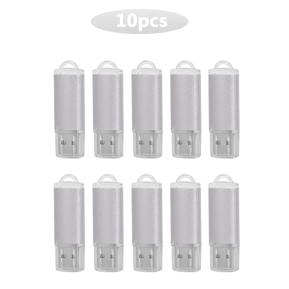 Metalowy pendrive USB 64 GB, pamięć USB 16GB 8GB 32GB, flash drive 128GB, pendrive 64GB, USB Flash Bulk 10 sztuk, darmowe personalizowane logo