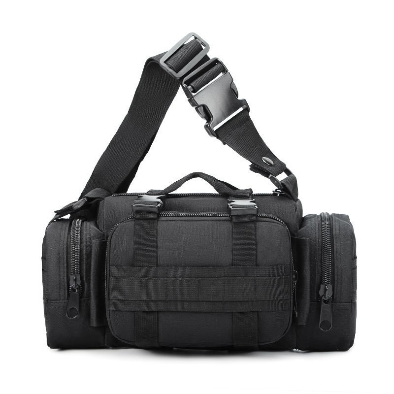 Bolsa de cintura masculina multifuncional para camuflagem 3D, kit de bolsa de câmera 3D, bolsa de pesca masculina, bolsa de cintura mágica, esportiva, grande capacidade
