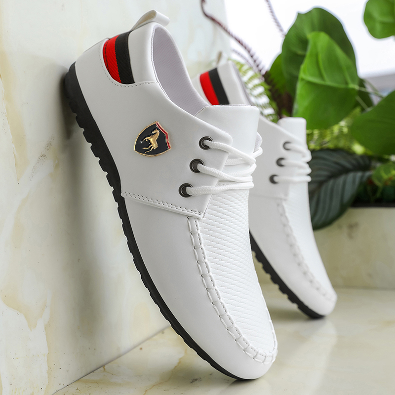 Mocasines Modernos y Versátiles para Hombre, de Color Sólido, con Cordones, Cómodos, Casuales de Negocios