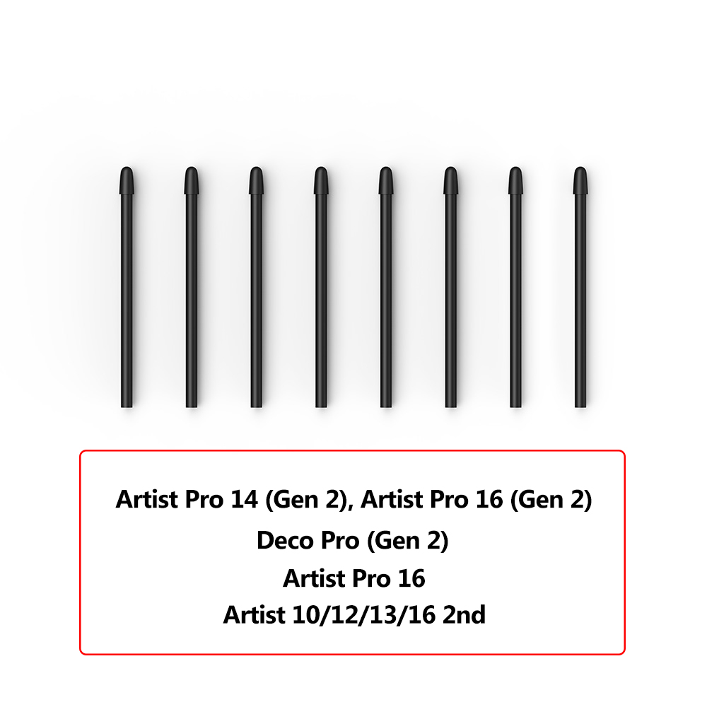 XP-Pen X3/X3 PRO Smart Chip Stylus Bez baterii, 20-częściowe wymienne końcówki do Artist Pro (Gen 2)/Deco Pro (Gen 2)
