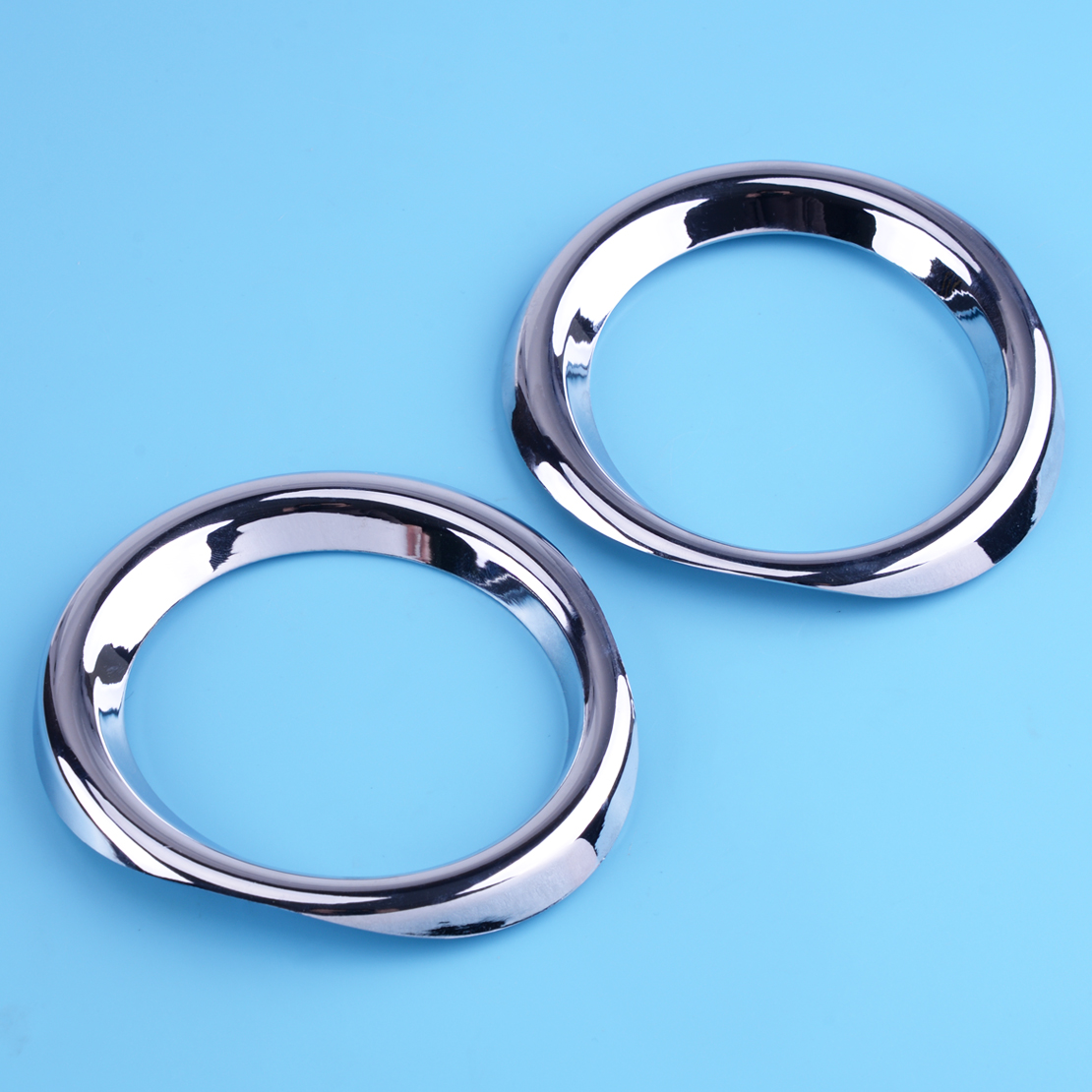 Auto Front Nebel Licht Lampe Ring Abdeckung Trim Chrome hohe leistung ABS Fit Für Toyota C-HR CHR 2016 2017 2018 zubehör