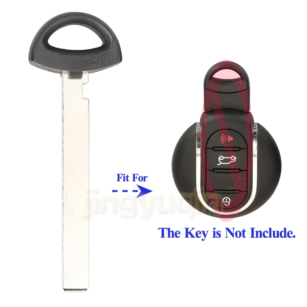Jingyuqin-Clé de voiture intelligente, insert de secours, lame non coupée, BMW Mini Cooper, Countryman, Wlman, série F, F55, F56, 2015-2018