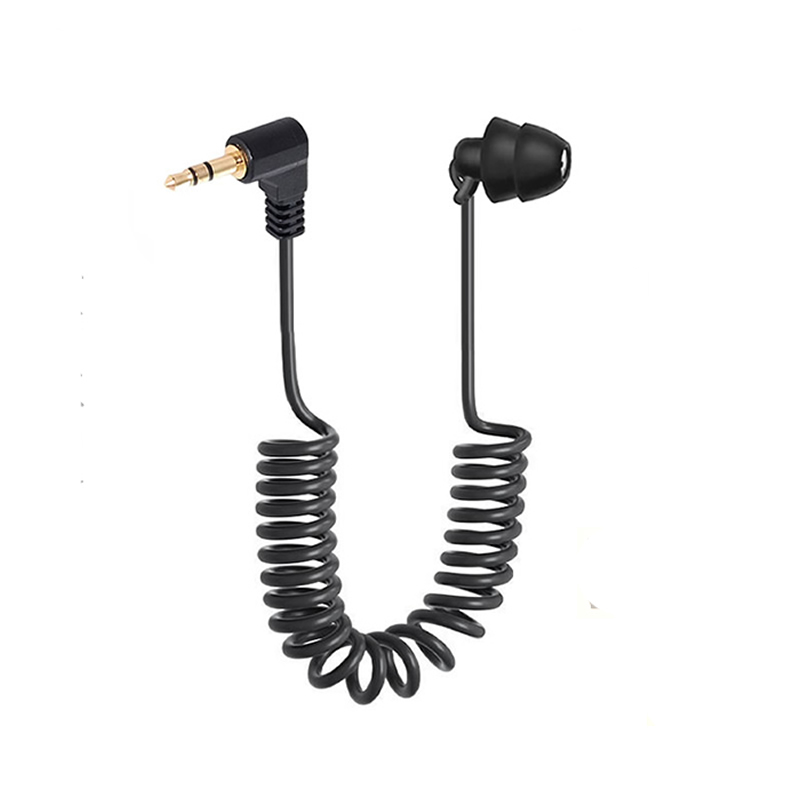3,5-mm-Feder-Kopfhörer, einseitig, Bluetooth-Kopfhörer, In-Ear-Ohrhörer mit schwerem Bass, kabelgebundenes Headset für Handy, MP3-Computer